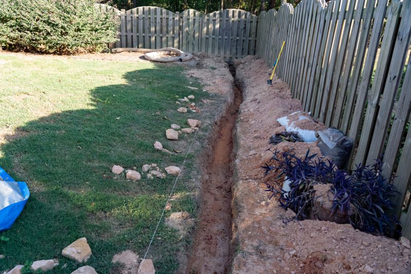 Trench Drain Installation in Spring